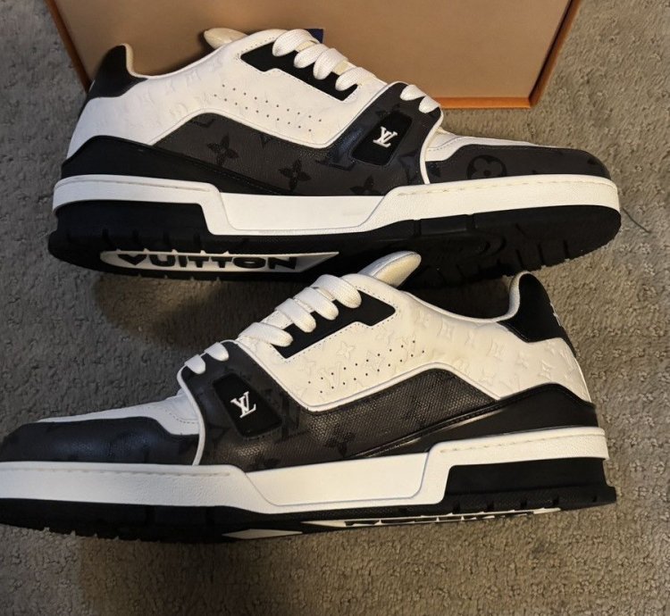 Lv Trainer Low Blackwhite 54