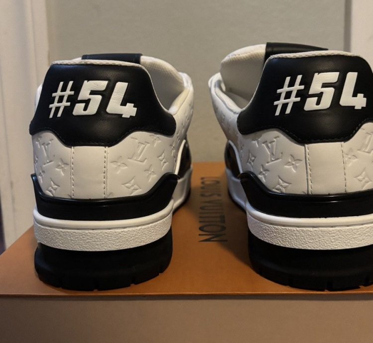 Lv Trainer Low Blackwhite 54