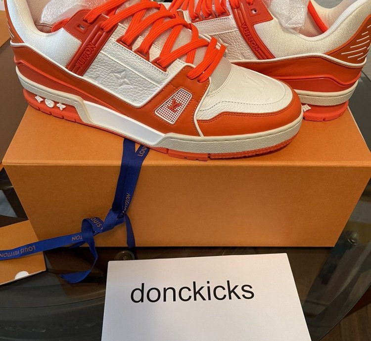 Lv Trainer Orange Size 12 lv Size 9
