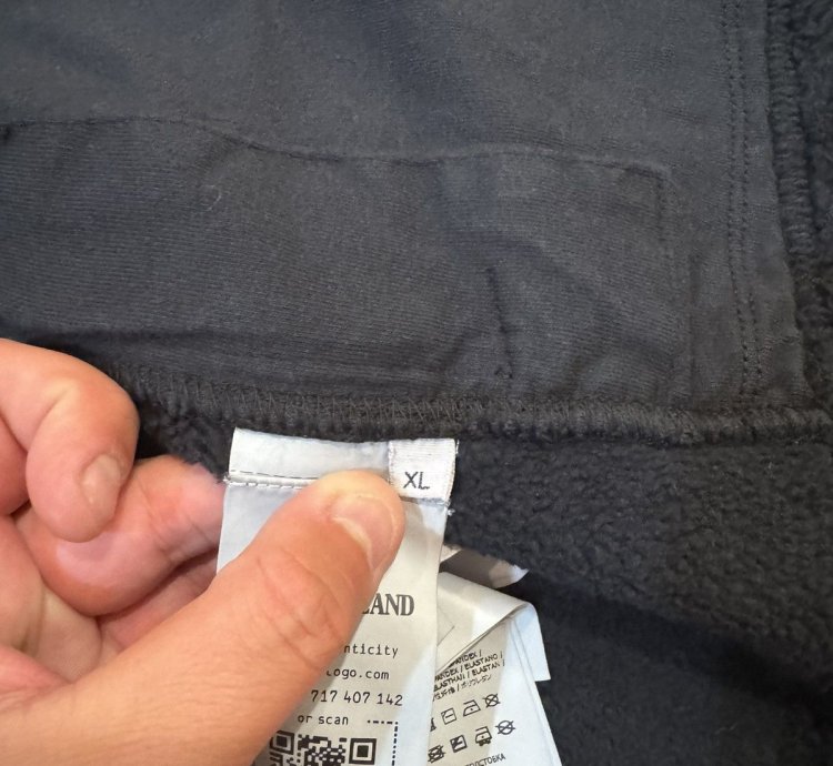 1000 Stone Island Fleece Cotton Pile Hooded Sherpa Jacket