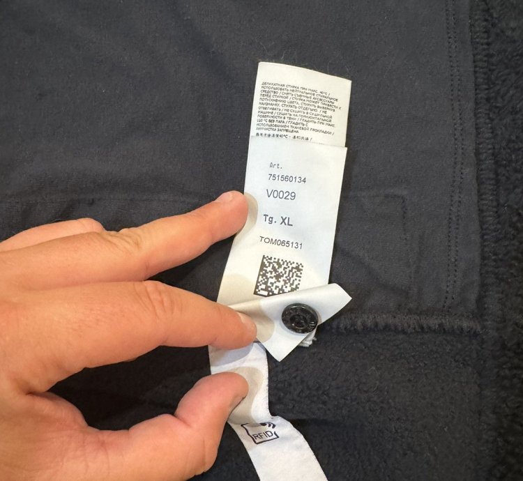 1000 Stone Island Fleece Cotton Pile Hooded Sherpa Jacket