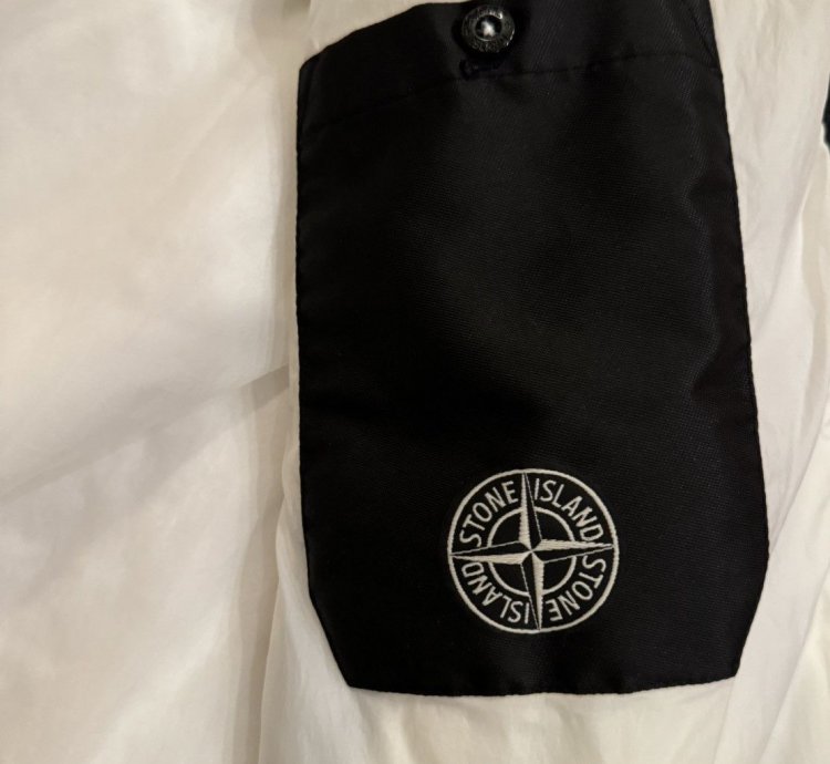 1000 Stone Island Garment Dyed Crinkle Reps Piping Jacket