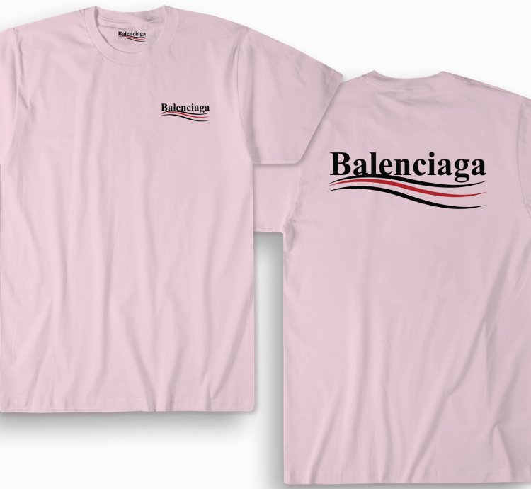 Balenciaga Election Campaign Shirt Light Pink Made In Usa S To 5xl