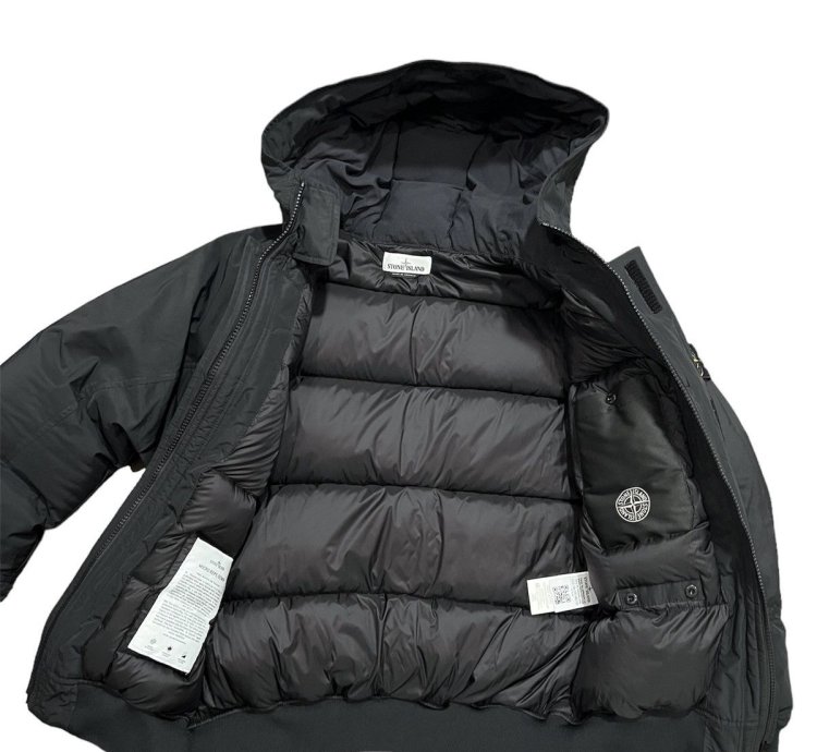 1000 Stone Island Micro Reps Short Down Puffer Jacket
