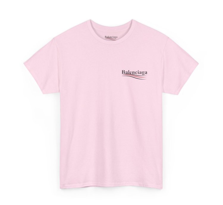 Balenciaga Election Campaign Shirt Light Pink Made In Usa S To 5xl