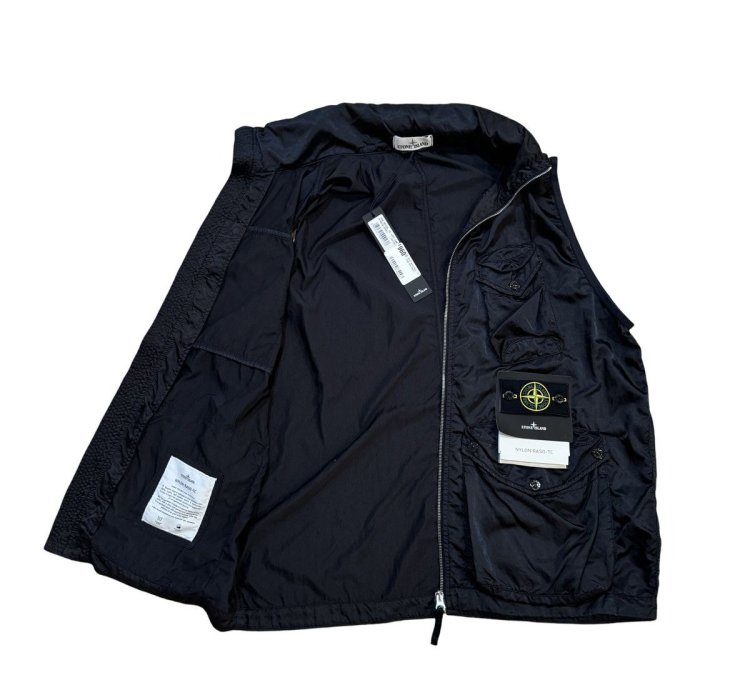 1000 Stone Island Nylon Raso-tc Vest Stone Island Gilet