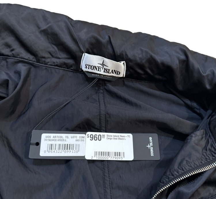 1000 Stone Island Nylon Raso-tc Vest Stone Island Gilet