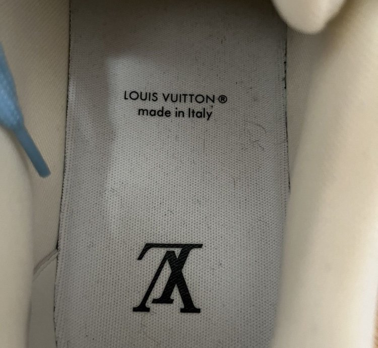 Lv Trainer Sneaker Baby Blue Size 7