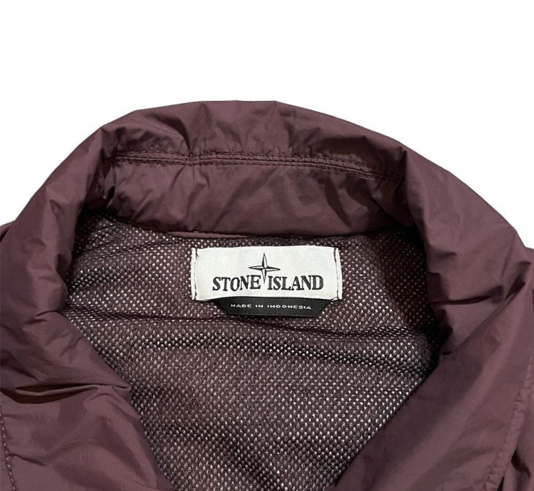1000 Stone Island Skin Touch Nylon Tc Button Up Jacket