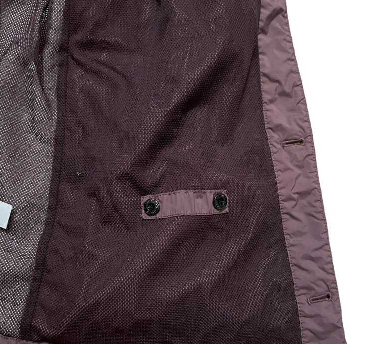 1000 Stone Island Skin Touch Nylon Tc Button Up Jacket