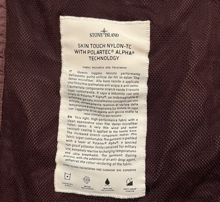 1000 Stone Island Skin Touch Nylon Tc Button Up Jacket