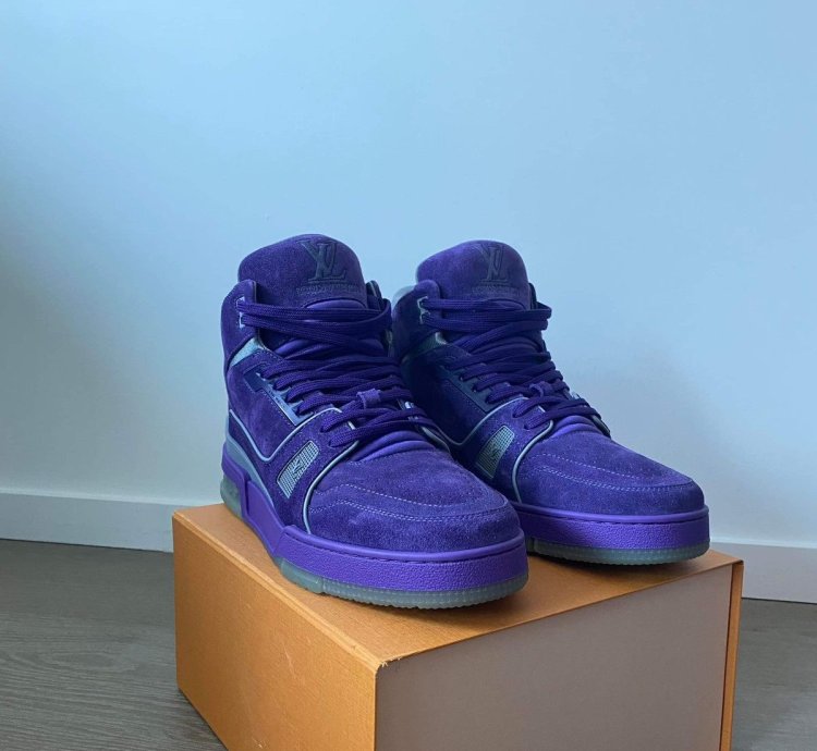 Lv Trainer Sneaker Mid-top