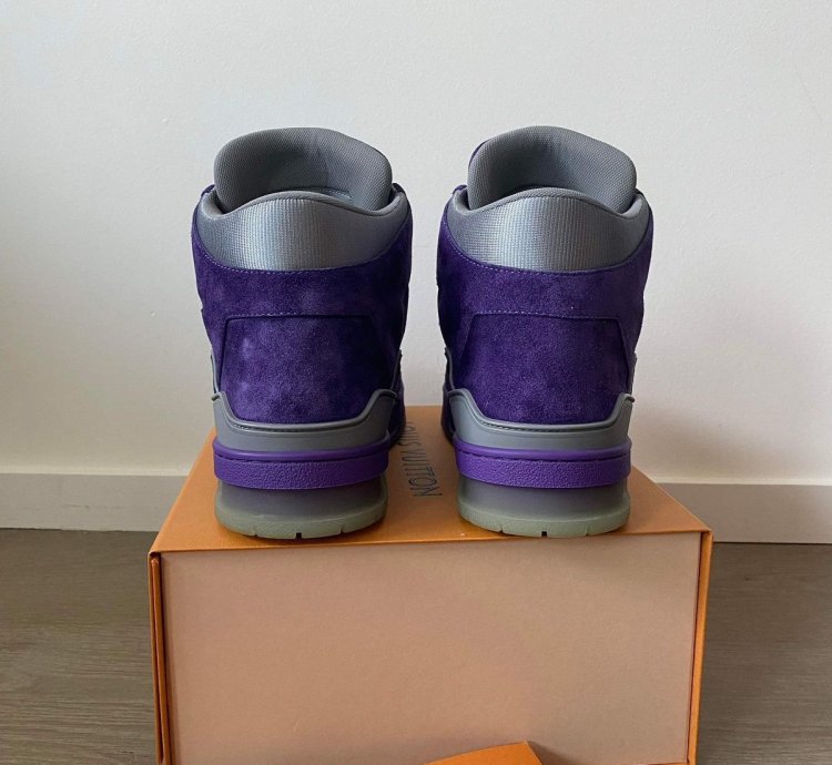 Lv Trainer Sneaker Mid-top