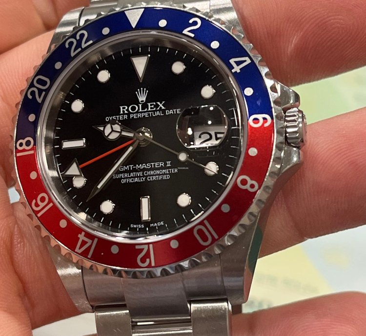 Rolex Gmt-master Ii Ii-2007-new95 -no Holles-whith Stickers-full Set