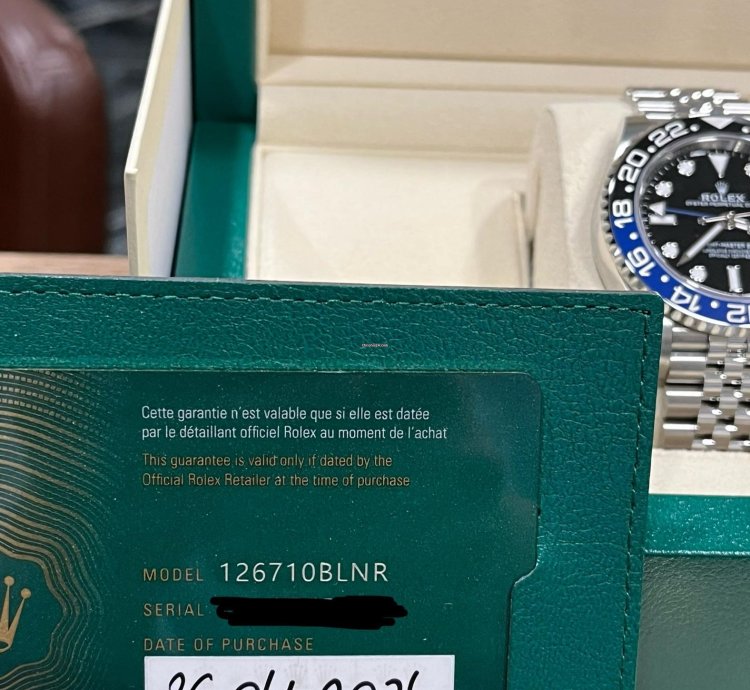 Rolex Gmt-master Ii Ii-batgirl-2024 New-full Set