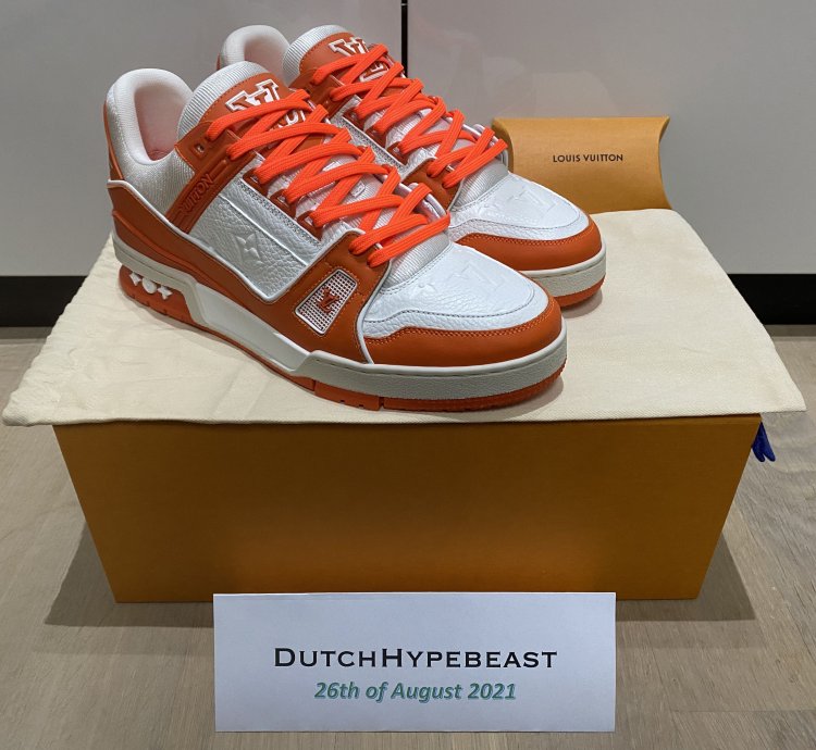 Lv Trainer Sneakers By Virgil Abloh - Uk6 Us7 Eu40 5