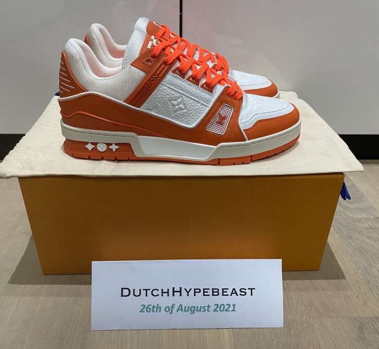 Lv Trainer Sneakers By Virgil Abloh - Uk6 Us7 Eu40 5