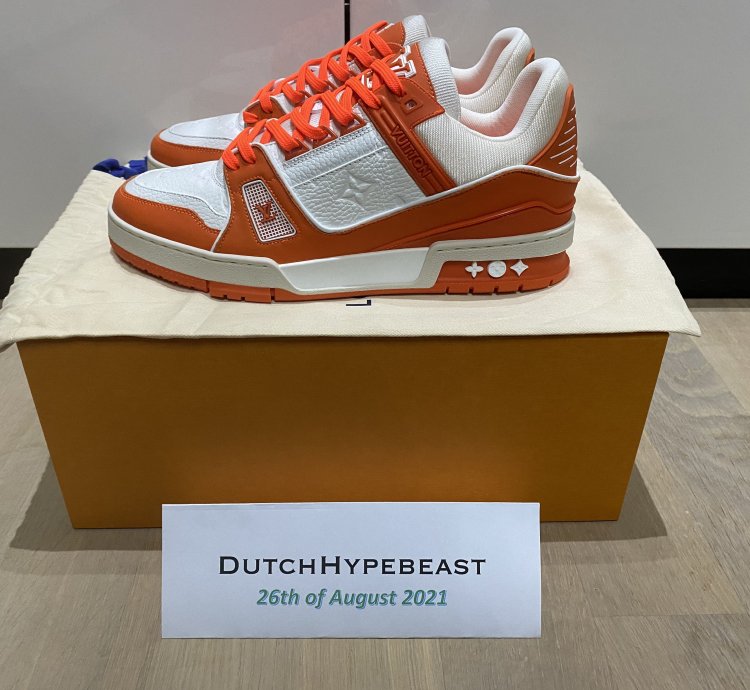 Lv Trainer Sneakers By Virgil Abloh - Uk6 Us7 Eu40 5
