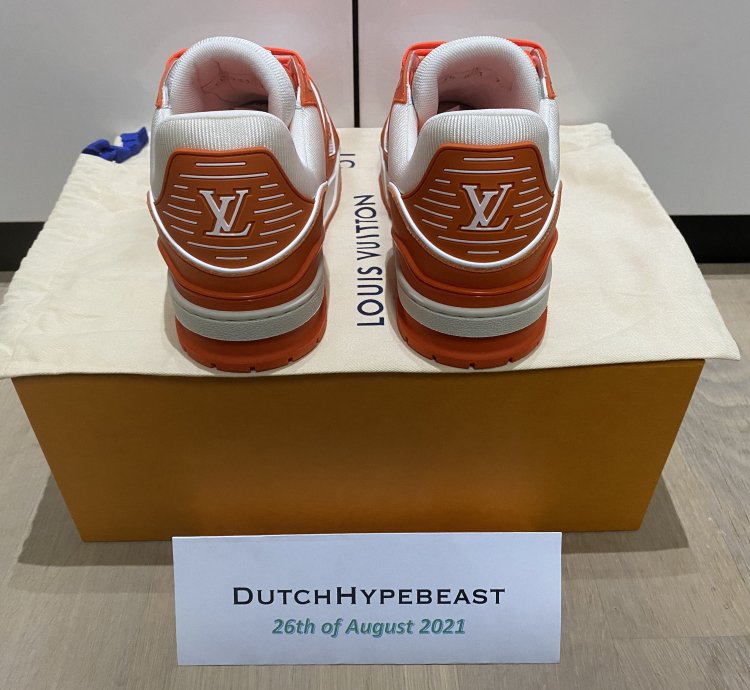 Lv Trainer Sneakers By Virgil Abloh - Uk6 Us7 Eu40 5
