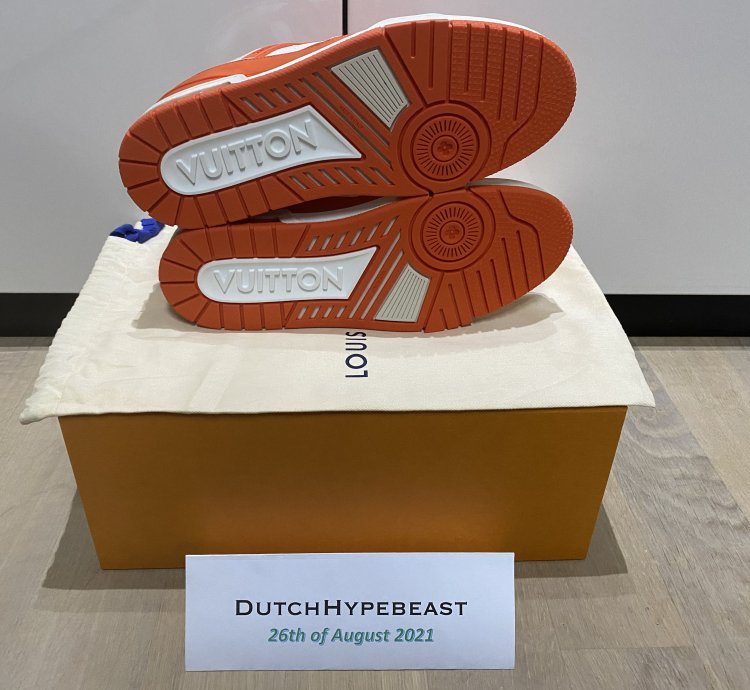 Lv Trainer Sneakers By Virgil Abloh - Uk6 Us7 Eu40 5