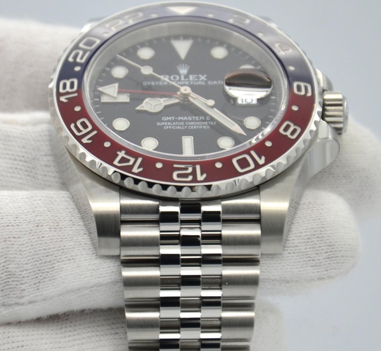 Rolex Gmt-master Ii Jubile Bracelet Pepsi 126710blro