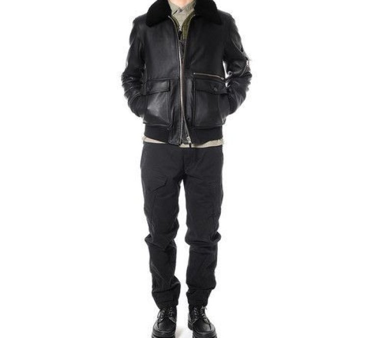 2014 Leather Flight Jacket