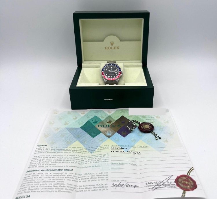 Rolex Gmt-master Ii Ll Nos New Old Stock Stickers 2007