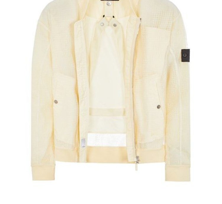 40713 Bomber Jacket Distorted Ripstop Organza-tc