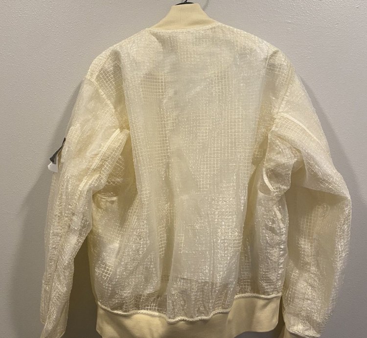 40713 Bomber Jacket Distorted Ripstop Organza-tc