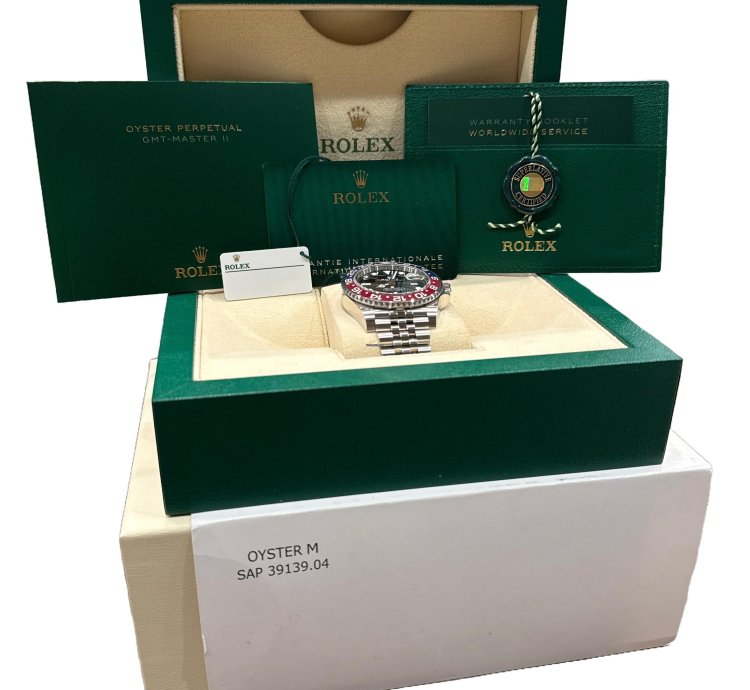 Rolex Gmt-master Ii New 2024 Papers Rolex Gmt-master Ii 126710 Blro Pepsi Red Jubilee Blue 40mm Box
