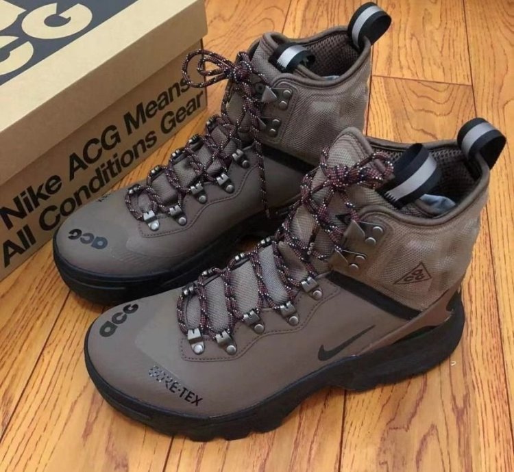 Nike Acg Air Zoom Gaiadome Gore-tex Trails End Brown