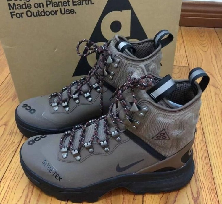 Nike Acg Air Zoom Gaiadome Gore-tex Trails End Brown