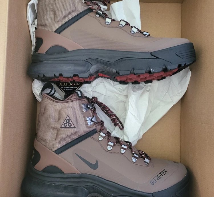 Nike Acg Air Zoom Gaiadome Gore-tex Trails End Brown