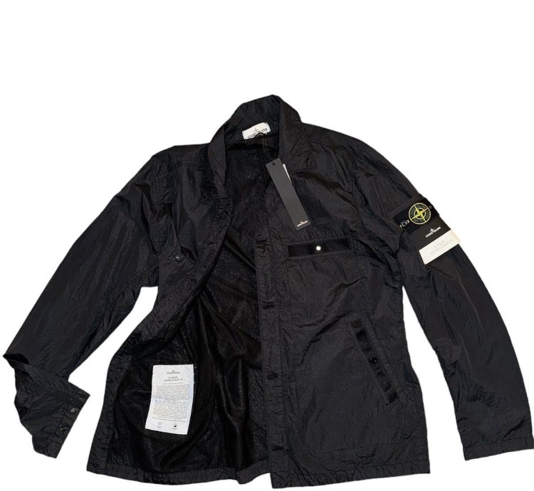 650 Stone Island Nylon Seersucker-tc Jacket Si Nylon Jacket
