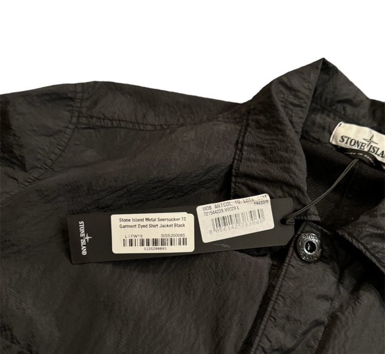 650 Stone Island Nylon Seersucker-tc Jacket Si Nylon Jacket