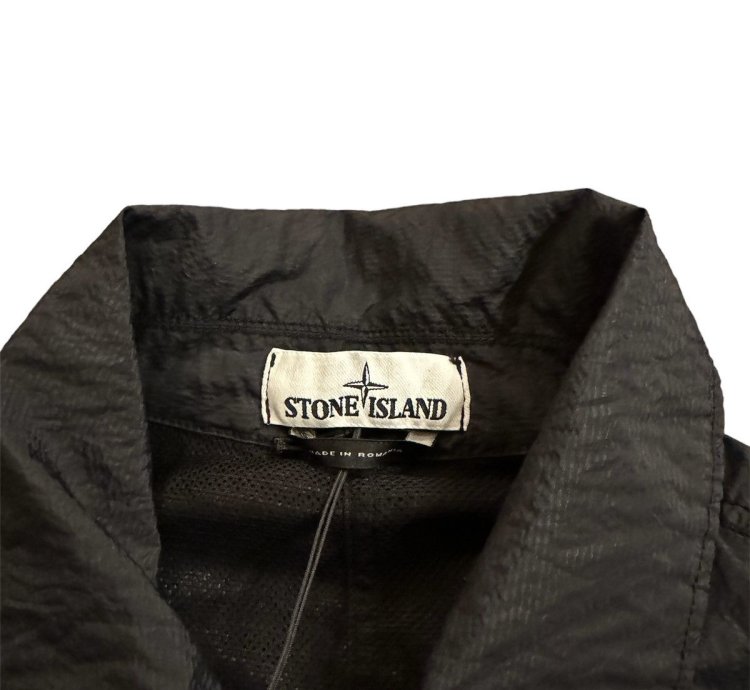 650 Stone Island Nylon Seersucker-tc Jacket Si Nylon Jacket