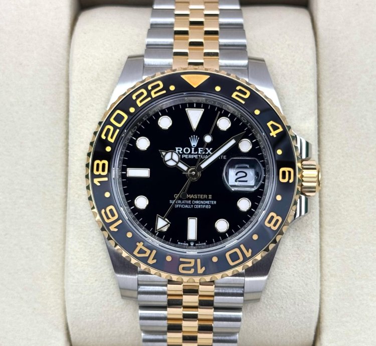 Rolex Gmt-master Ii New 2025 Gmt-master Ii 40mm 126713grnr Two-tone Jubilee Black Dial