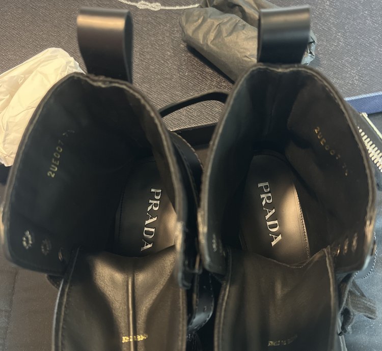 Monolith Leather And Nylon Fabric Boots