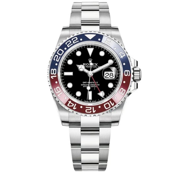 Rolex Gmt-master Ii New 2025 Pepsi Blue Red Ceramic Bezel Stainless Steel Oyster Bracelet