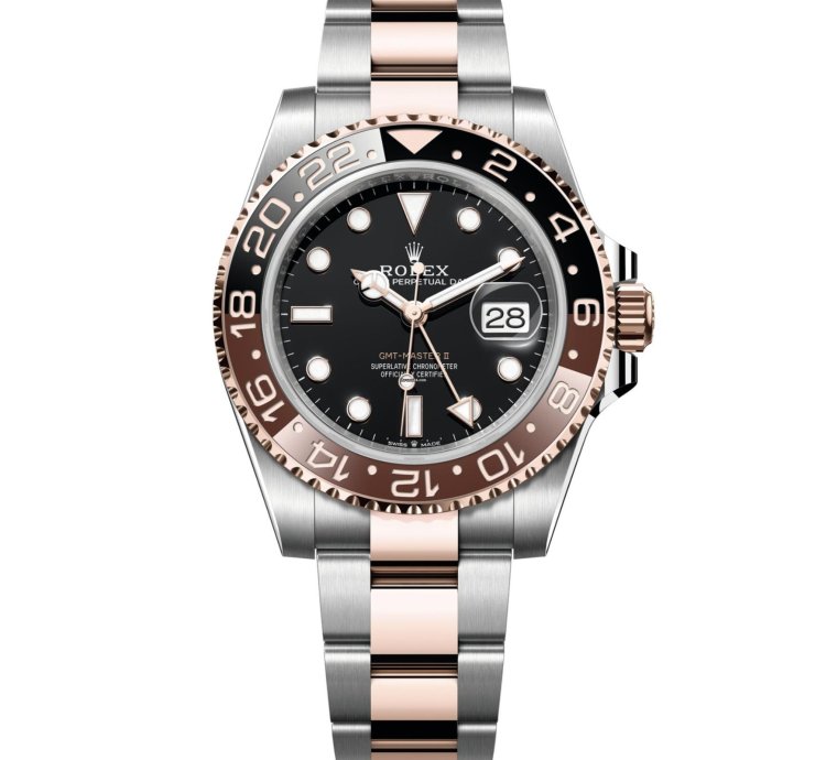 Rolex Gmt-master Ii New 2025 Rootbeer 126711chnr Two Tone Rose Gold Ceramic Bezel