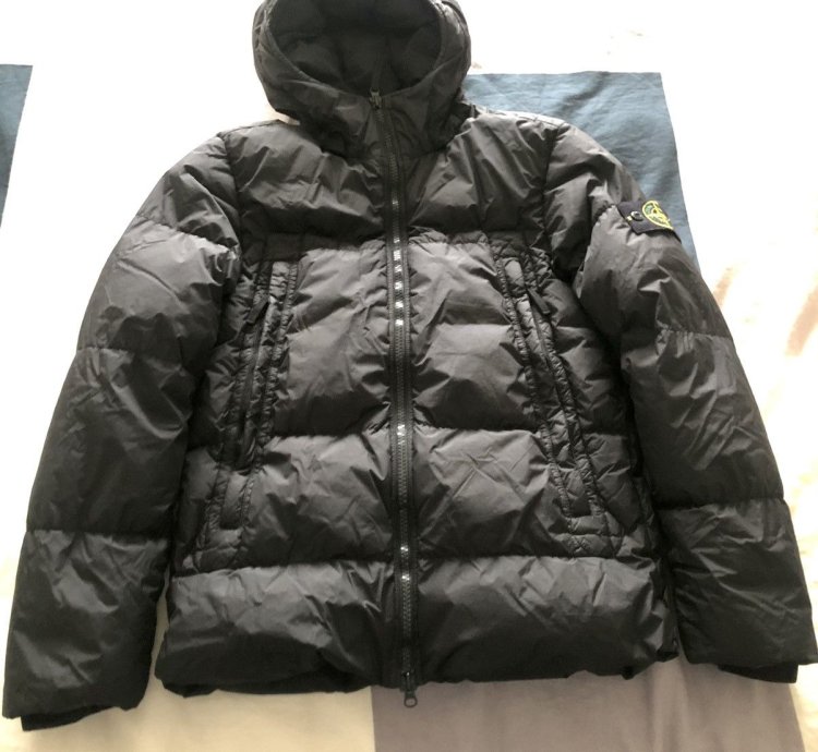 731540723 Stone Island Garment Dyed Crinkle Reps Down Jacket