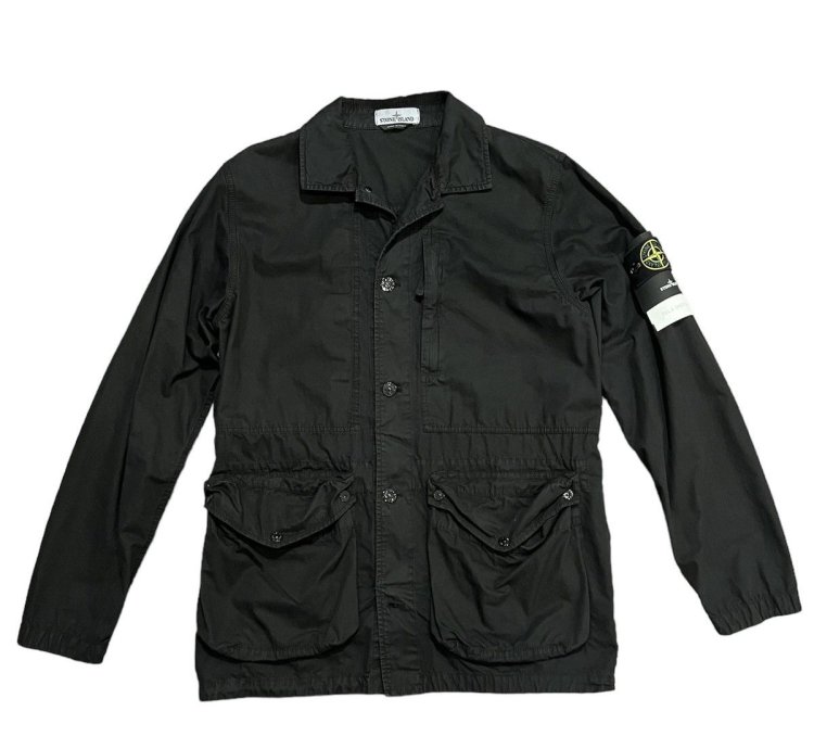750 Stone Island Canvas 3 Pocket Tela Smerigliata Jacket