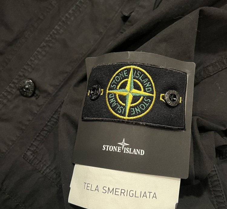 750 Stone Island Canvas 3 Pocket Tela Smerigliata Jacket