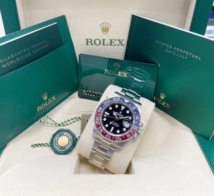 Rolex Gmt-master Ii New Gmt-master Ii 126710blro Pepsi Oyster Bracelet 40mm Stainless Steel