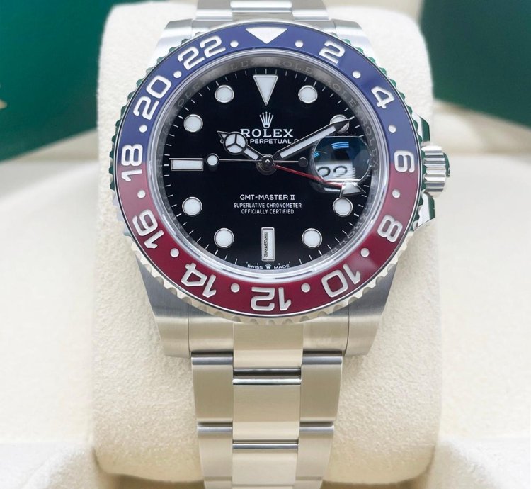 Rolex Gmt-master Ii New Gmt-master Ii 126710blro Pepsi Oyster Bracelet 40mm Stainless Steel