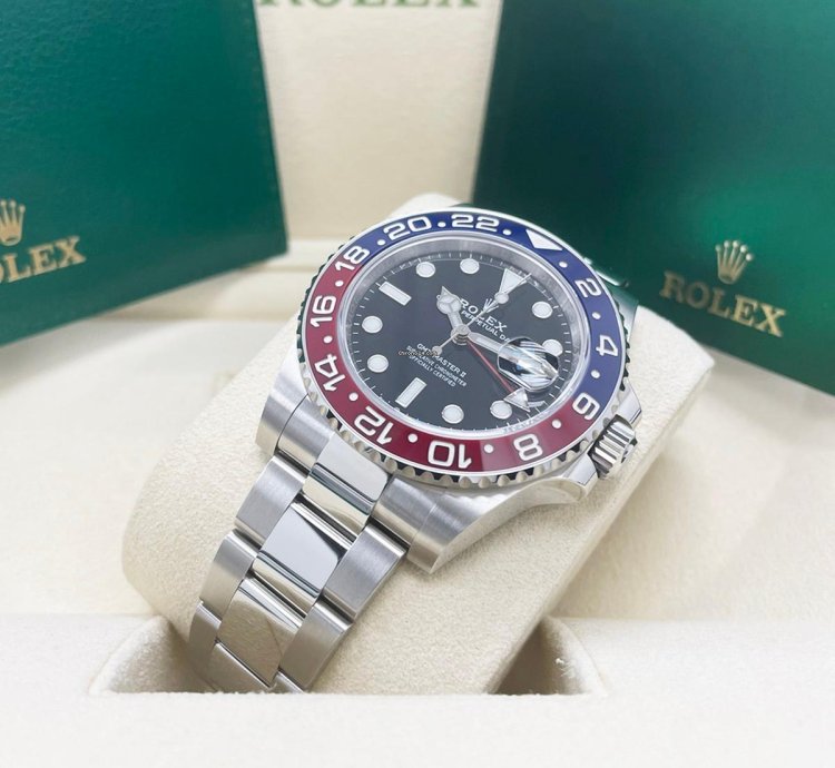 Rolex Gmt-master Ii New Gmt-master Ii 126710blro Pepsi Oyster Bracelet 40mm Stainless Steel