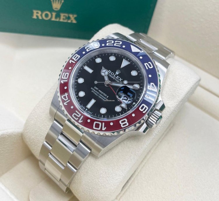 Rolex Gmt-master Ii New Gmt-master Ii 126710blro Pepsi Oyster Bracelet 40mm Stainless Steel