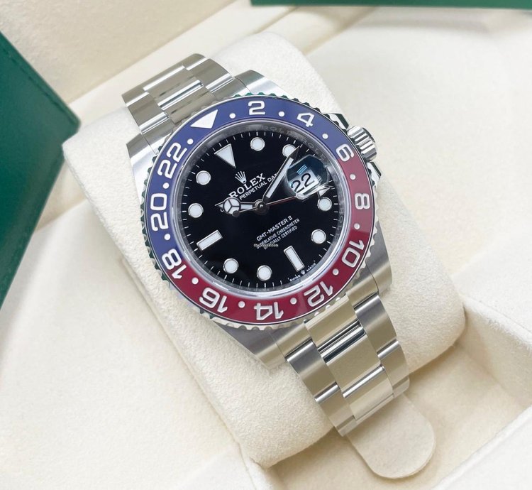 Rolex Gmt-master Ii New Gmt-master Ii 126710blro Pepsi Oyster Bracelet 40mm Stainless Steel