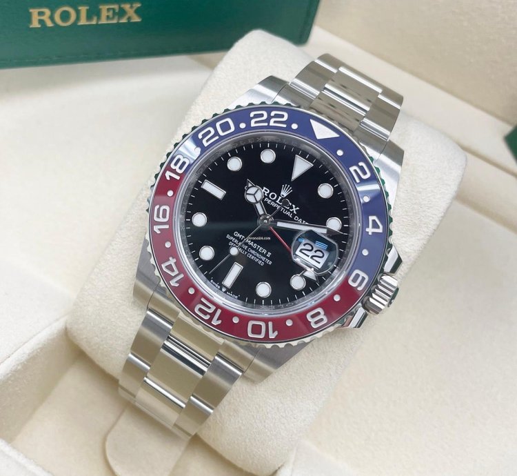 Rolex Gmt-master Ii New Gmt-master Ii 126710blro Pepsi Oyster Bracelet 40mm Stainless Steel