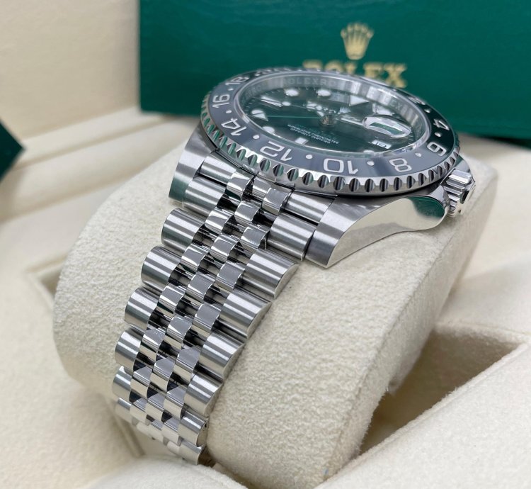 Rolex Gmt-master Ii New Gmt-master Ii 126710grnr Black Bruce Wayne Stainless Steel Jubilee Bracelet 2024